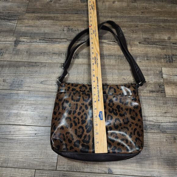 Leopard print Relic purse handbag pockets good condition E - Picture 5 of 7